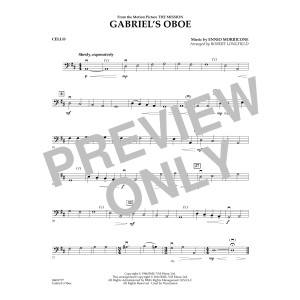 Gabriel's Oboe - Cello
